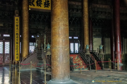 Emperor's Throne in the Hall of Supreme Harmony