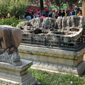 Magnificent rock formations in the Imperial Garden