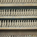 Rows of miniature Kneeling Archer