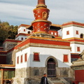 Stupa in the Mahayana Hall Terrace