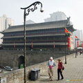Visitors on Xi'an City Wall