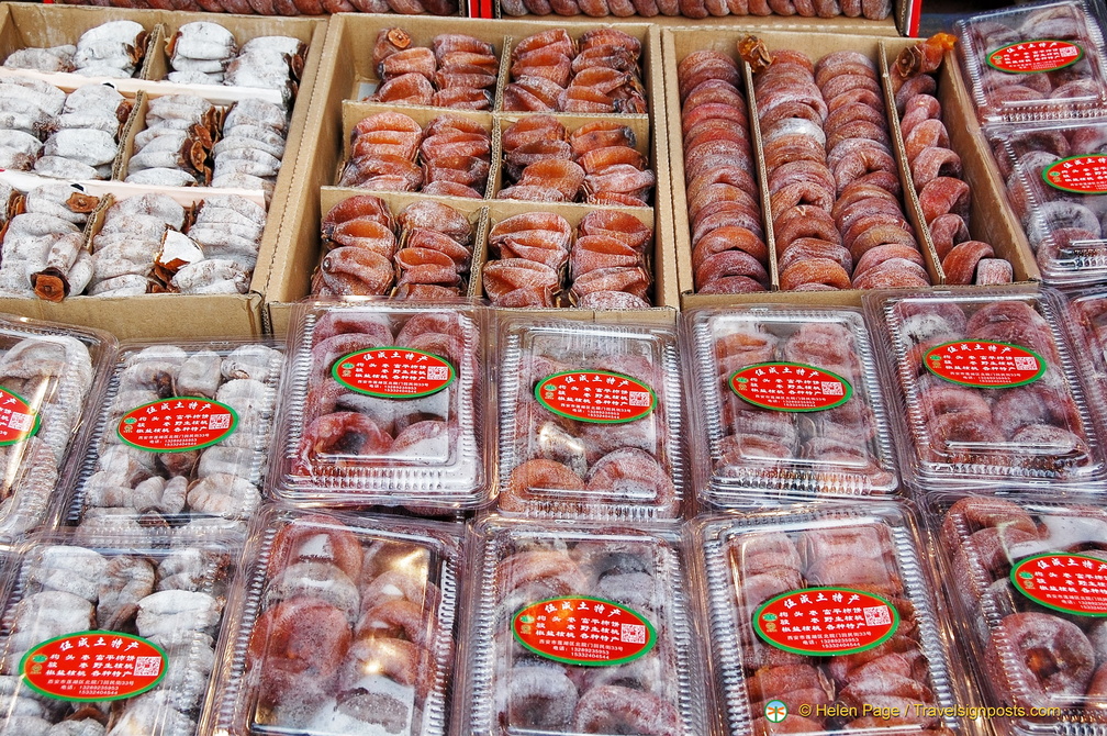 Xi'an Muslim Snack Street - Dried Persimmons