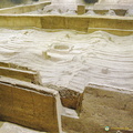 Walls and roofs of terracotta warrior pit