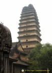 View of Small Wild Goose Pagoda