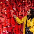 Prayer and offering red packets