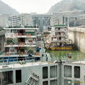 Ships Going Through the Three Gorges Dam Ship Lock