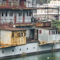 A Rusted-looking Boat at the Three Gorges Dam 