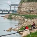 Locals Fishing at Sandouping Waterfront