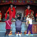Worshipers at the God of Fortune Hall