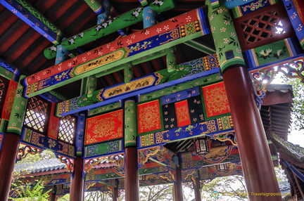 Fengdu Ghost City Pavilion Decorations