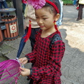Dressing up at Fengdu Ghost City