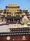 Close-up of Dratsang Hall