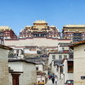 View of the Ganden Sumtseling Monastery Halls