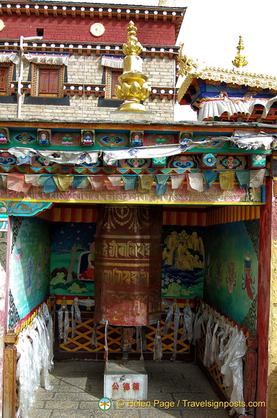 A Part of Ganden Sumtseling Monastery Complex