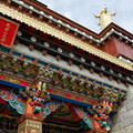 View of the Colourful Roof Decorations