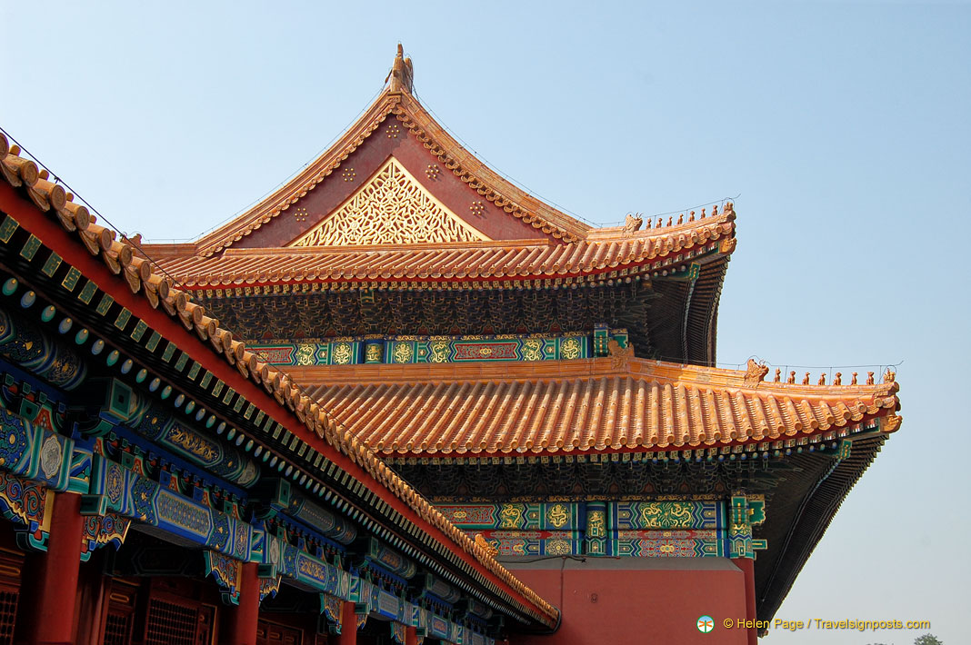 Forbidden city，inner imperial palace， Beijing， China ...